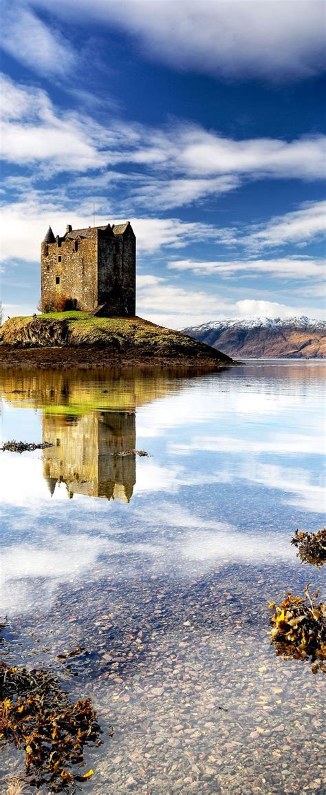 Latest scotland news 24/7/365, from the best scottish news sources. Beautiful Castle Stalker, Loch Linnhe in the west coast of ...