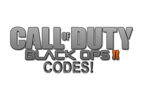 Call Of Duty Black Ops Ii Codes