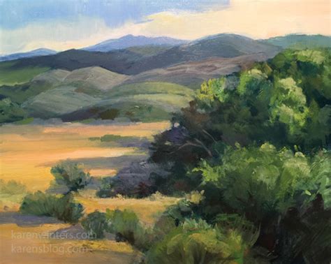 California Landscape Painting Sierra Foothills Oil Painting Karen