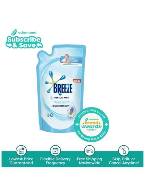 Breeze Baby Liquid Detergent Gentle And Free Pouch 650ml