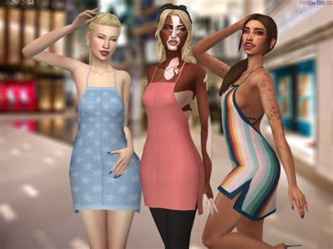 Karen Dress At Candy Sims 4 Sims 4 Updates