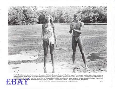 Brooke Shields Christopher Atkins Barechested Vintage Photo Blue Lagoon