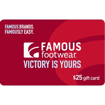 Famous footwear is a nationwide chain of retail stores in the united states dealing in branded footwear, generally at prices discounted from. Enter To Win Gift Cards for Famous Footwear! - The Fashionable Housewife