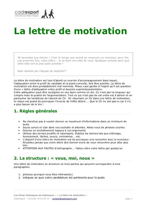 Seems simple but feel impossible when one start drafting a motivation letter. Lettre De Motivation Pour Un Master 2 | Job Application Letter