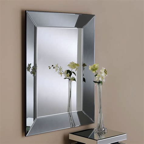 Contemporary Grey Wall Mirror Contemporary Wall Mirrors