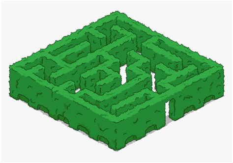 Shinning Maze Green Maze Clipart Hd Png Download Kindpng