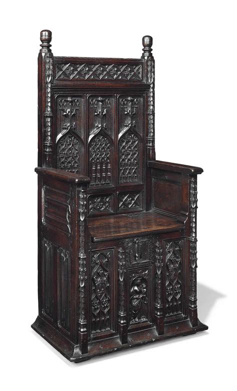 A Gothic Throne Chair 16th Century And Later Christies