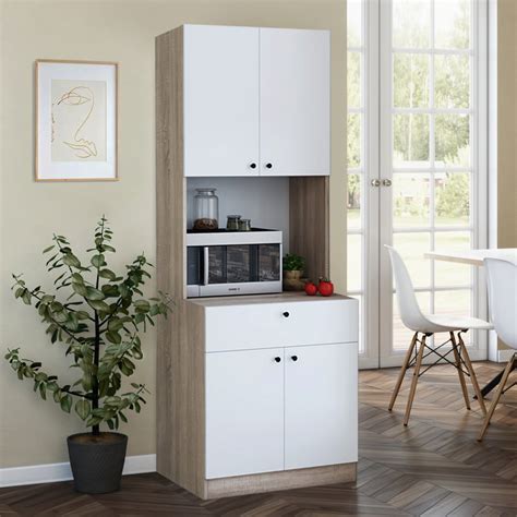 Living Skog Pantry Kitchen Storage Cabinet With Storage Shelves And