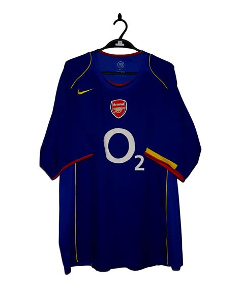 2004 05 Arsenal Away Shirt Xxl The Kitman