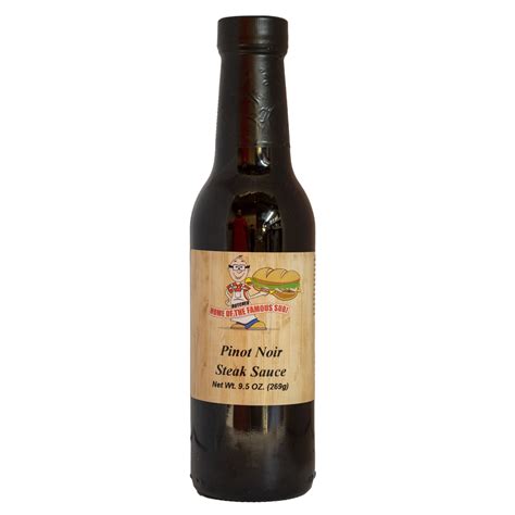 Mix, soak meat, sit back, fry. D&M Pinot Noir Steak Sauce (F) - Deli and Meat Store of ...