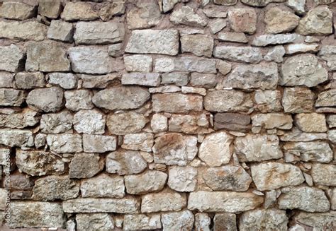 Old Stone Wall Seamless Texture With A Stone Wall Stock Photo Adobe