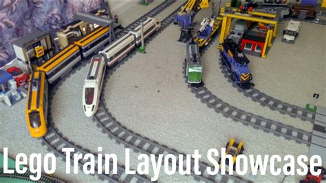 Lego Train Layout Showcase Youtube