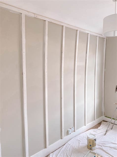 Easy Diy Wall Panelling Tutorial How To Make A Statement Wall The