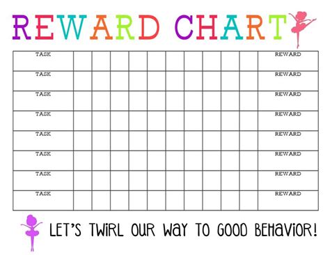 Reward Charts Printable For Children Archives 101 Activity