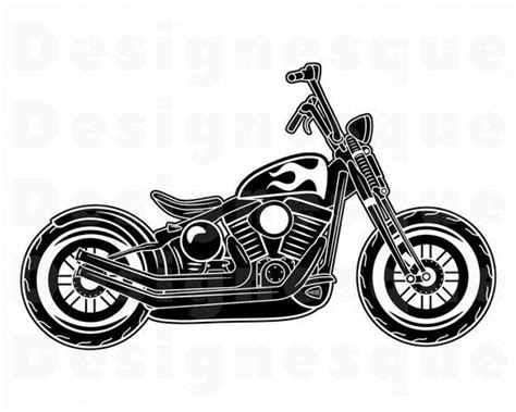 Harley Davidson Motorcycle Svg Free