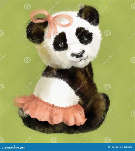 Girl Panda Stock Illustration Illustration Of Artistic 17743875