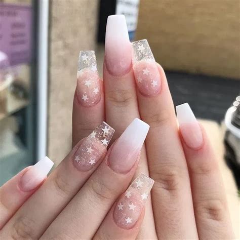 Pretty Acrylic Coffin Nails Design You Need To Try Clear Acrylic Nails Simple Acrylic Nails