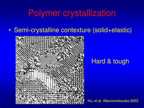Ppt Complexity In Polymer Phase Transitions From Materials Science