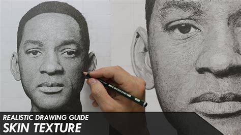Skin Texture Drawing Technique For Skin Realistic Drawing Guide