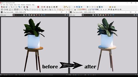 Change Material Color Vray Sketchup - Vray Next For Sketchup Improve Material Color