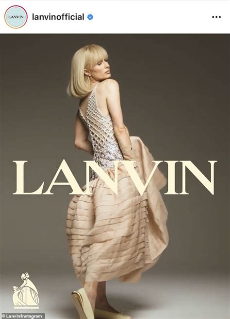 paris hilton is the new face of lanvin for their spring 2021 campaign daily mail online