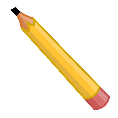Red Cartoon Pencil Clip Art Library