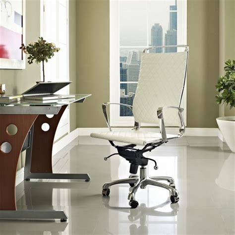 20 Elegant And Sleek White Office Chairs For Modern Offices