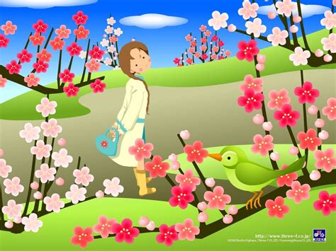 Spring Time Cartoons Wallpapers Wallpaper Cave