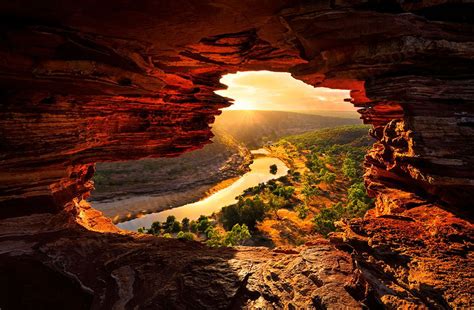 Perth Landscape Photography Prints Sun Rays Through Natures Window