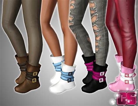 Sims 3 Updates Capital Sims Brit Boots By Anita Sims 3 Shoes