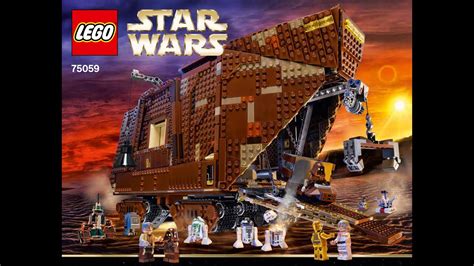 Lego Star Wars 75059 Sandcrawler Set Diy Instructions Jawa Brick