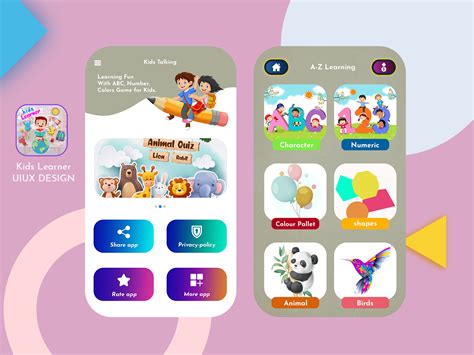 Kids Learning App Kids Learning Apps Kids App Design Kids App