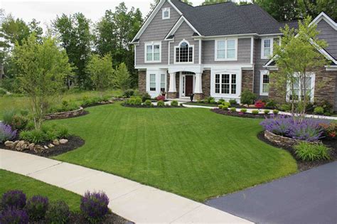 Front Yard Landscaping Rochester Ny Homes Woodstream Landscape