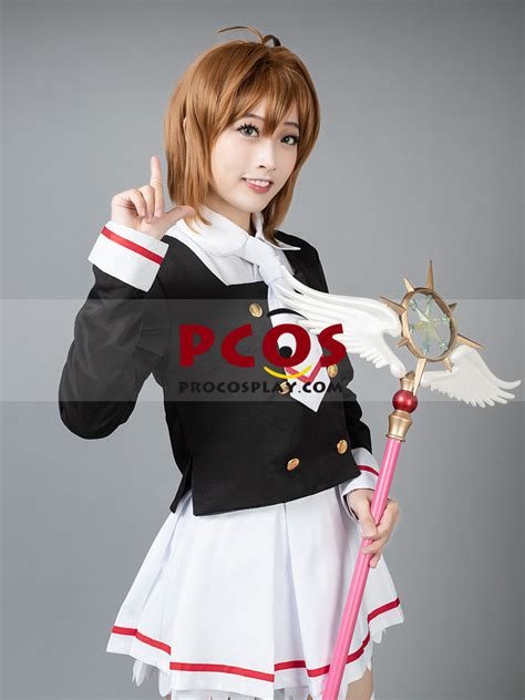 Cardcaptor Sakura Clear Card Sakura Kinomoto Uniform Cosplay Costume