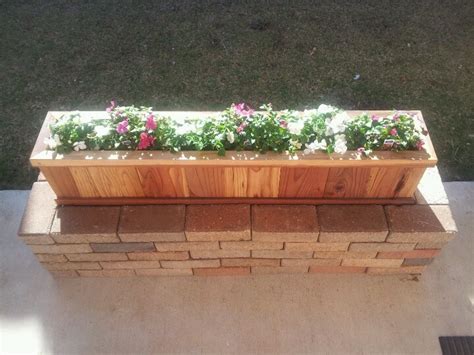 Trepidatious diyers can attend a home depot workshop to learn this project in all stores at 10 a.m. Flower planter I made from old brick walkway and a home ...