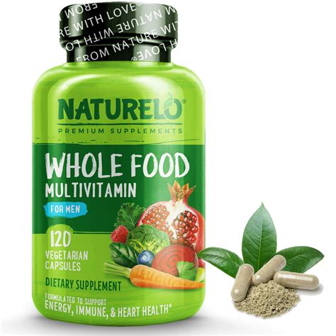 Naturelo Whole Food Multivitamin For Men With Vitamins Minerals