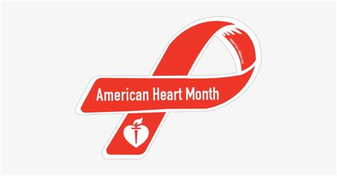 American Heart Month Ribbon Clip Art Library