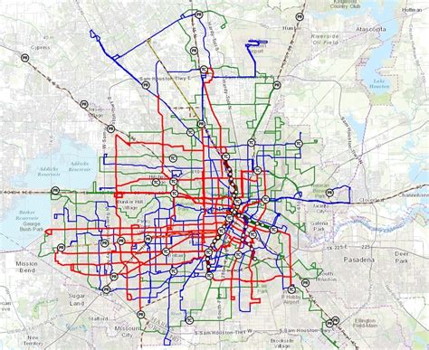 Houston Metro Map El Wesi
