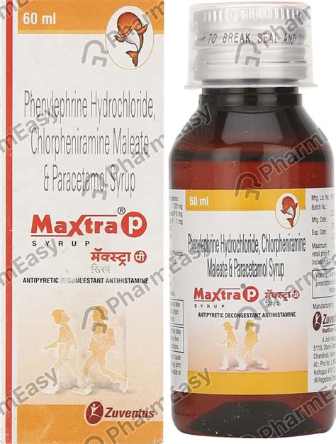 Maxtra P Syrup 60ml Uses Side Effects Price And Dosage Pharmeasy