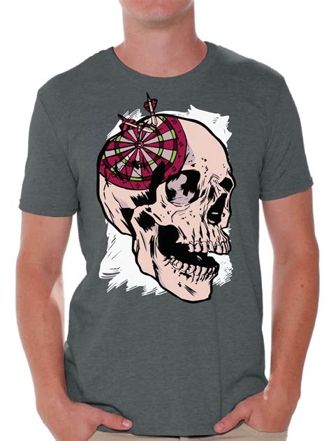 Awkward Styles Awkward Styles Skull T Shirt Darts Shirts For Men