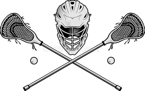 Lacrosse Sport Gear Emblem stock vector. Illustration of sports - 179632191