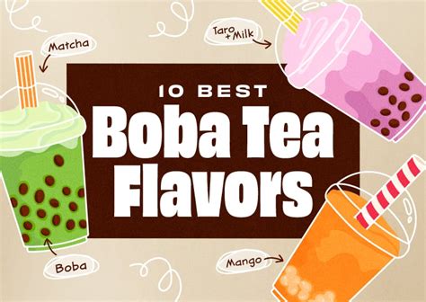 The 10 Best Boba Tea Flavors Webstaurantstore
