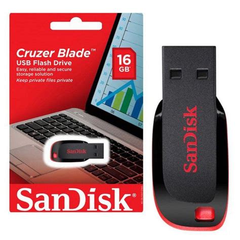 Sandisk Cruzer Blade 16gb Usb 20 Pen Drive Gadgets House