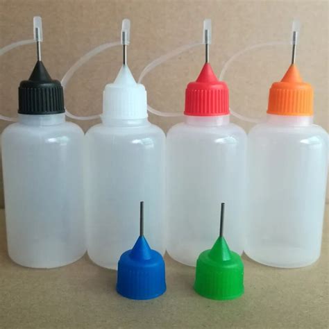 30ml Ldpe Empty Plastic Squeezable Dropper Bottle With Needle Tip