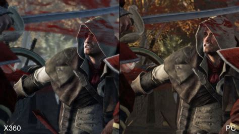 Assassin S Creed Rogue Xbox Vs Pc Comparison Youtube