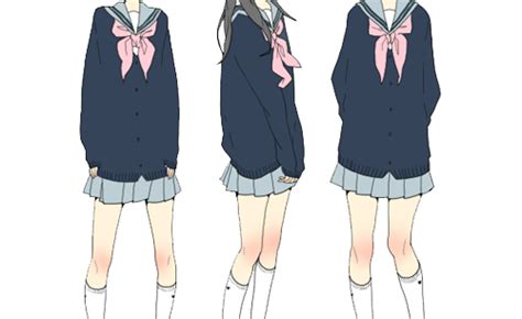 Anime School Uniform Drawing At Explore Collection