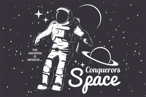 Astronaut Illustration ~ Illustrations ~ Creative Market
