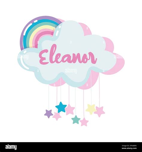 Eleanor Name Design Cut Out Stock Images And Pictures Alamy