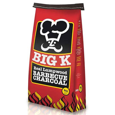 Buy Big K Real Lumpwood Barbecue Charcoal 5kg