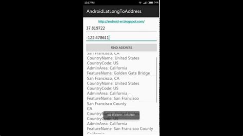 Fill the decimal gps coordinates and click on the corresponding get address button. Find addresses of given latitude and longitude using ...